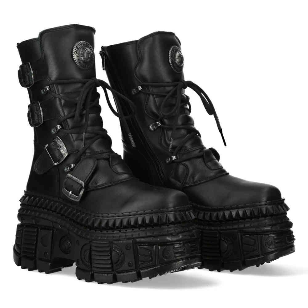 New Rock - MWALL373S4 Plattformstiefel - Schwarz Product image